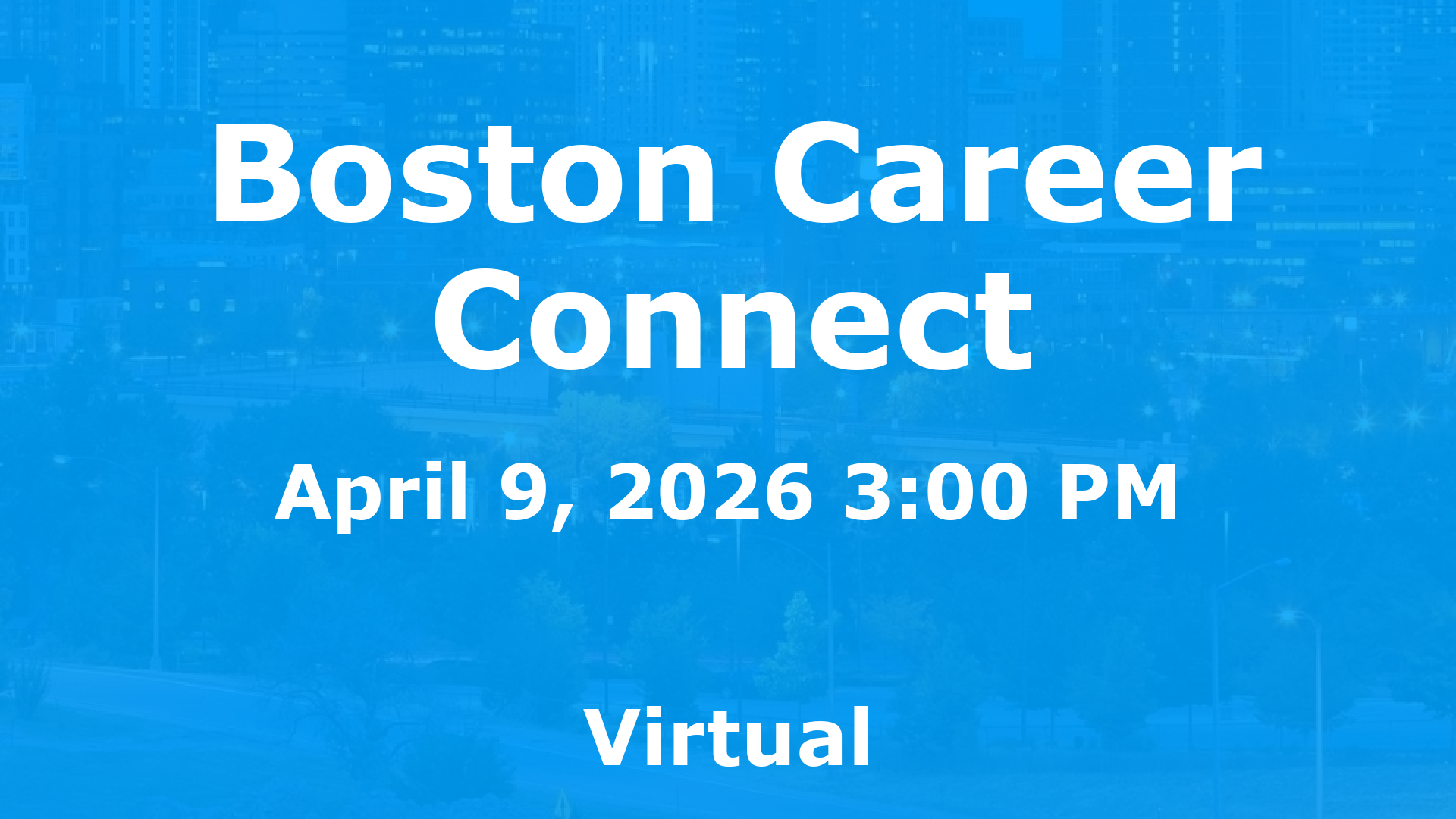 Boston Career Connect event image
